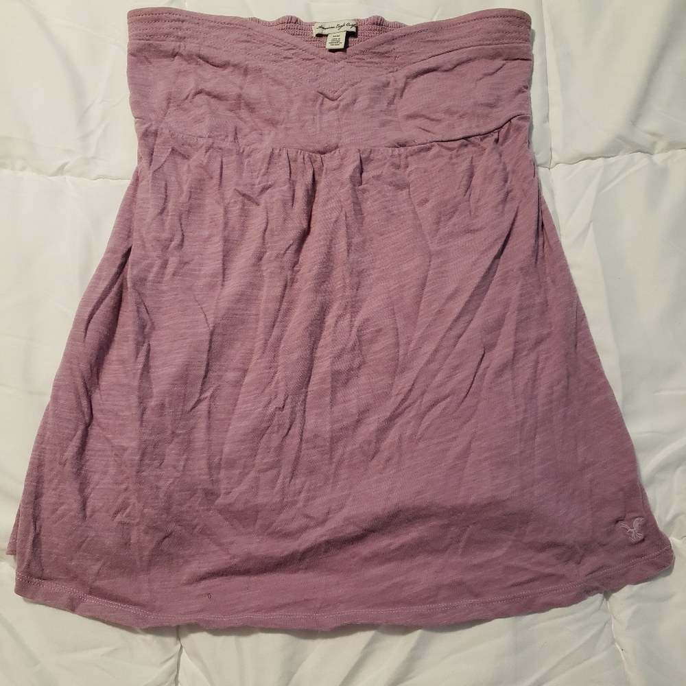 American Eagle Outfitters, strapless top, size medium, purple
